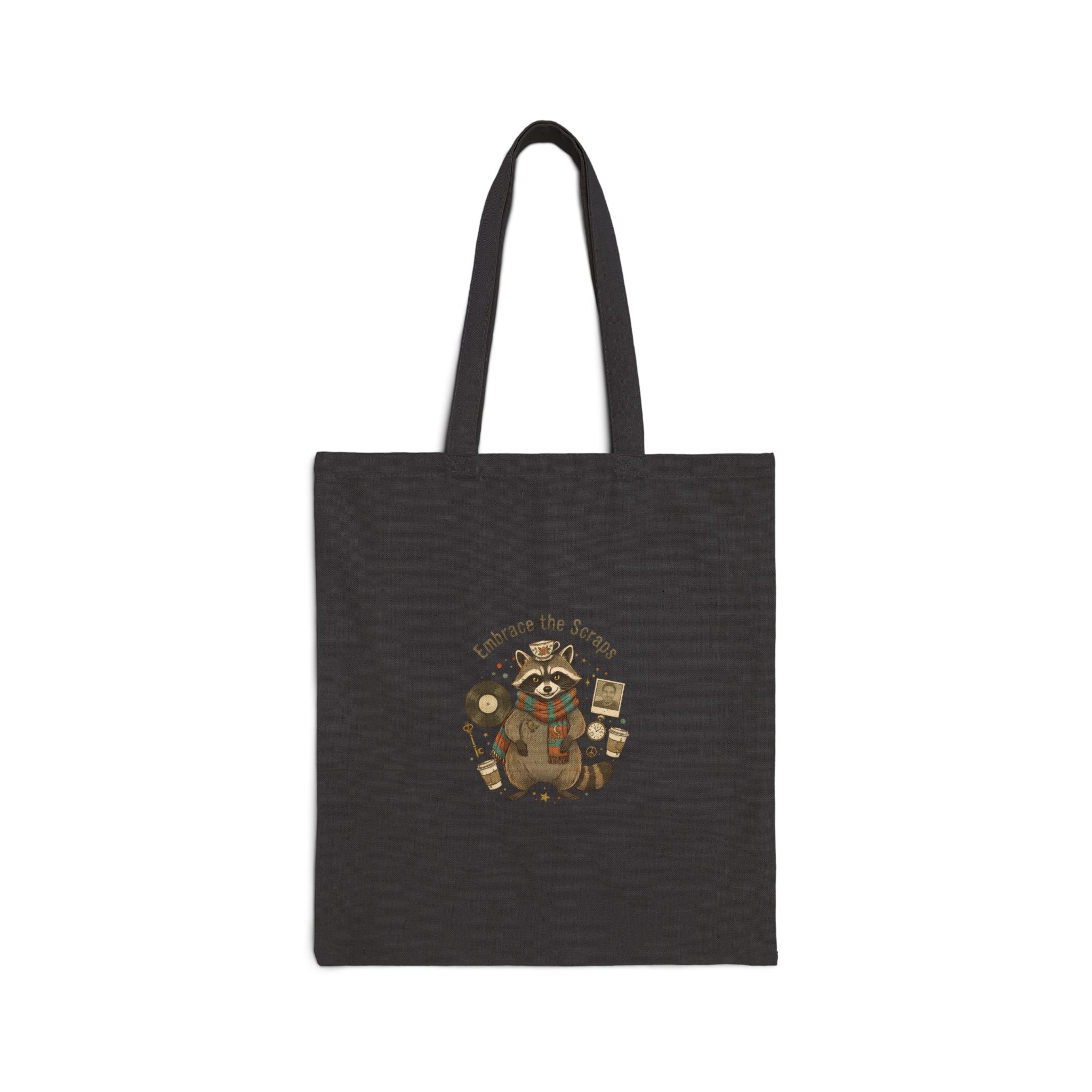 Trash Panda Raccoon Illustration Tote | Scavenger Chic, Possum Design