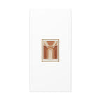 Terracotta Arch Abstract Canvas | Earthy Minimal Poster