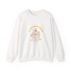 Crewneck Sweatshirt — Cute Kawaii Stars Design "Just Keep Moving Forward"