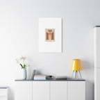 Terracotta Arch Abstract Canvas | Earthy Minimal Poster