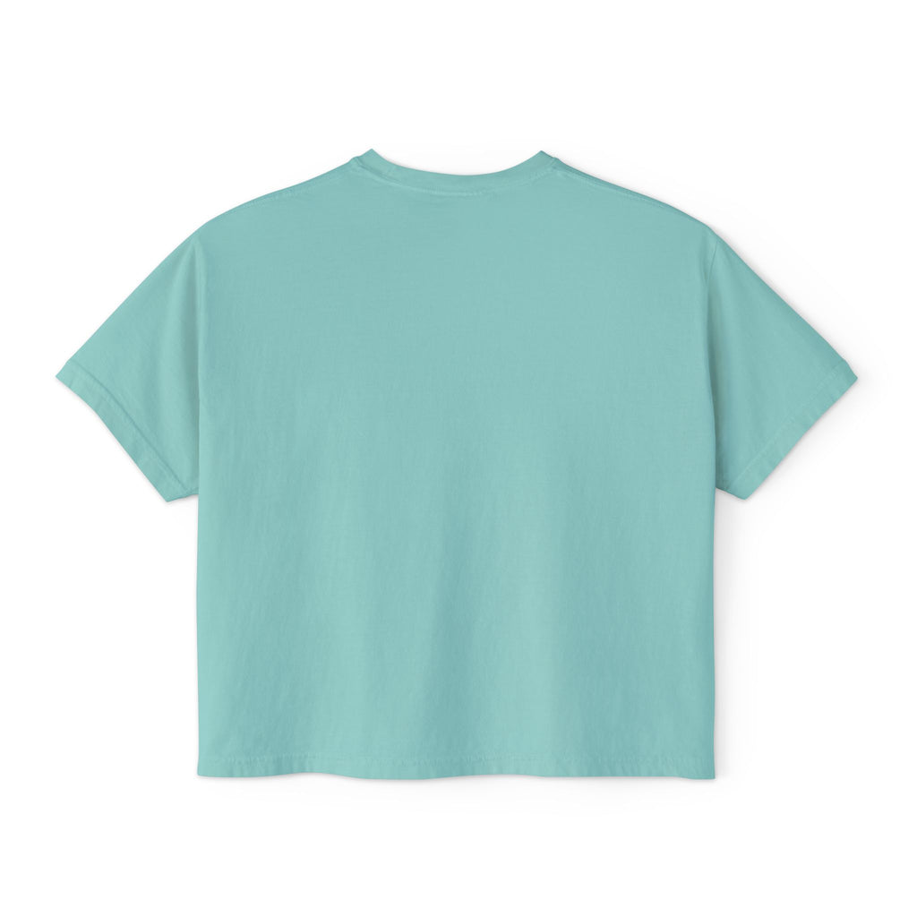 Summer Is Calling Women's Boxy Tee — Retro Palm Beach Vacation Tee