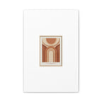 Terracotta Arch Abstract Canvas | Earthy Minimal Poster