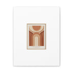 Terracotta Arch Abstract Canvas | Earthy Minimal Poster