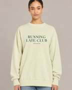 Running Late Club Heavyweight Crewneck