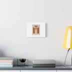 Terracotta Arch Abstract Canvas | Earthy Minimal Poster
