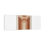Terracotta Arch Abstract Canvas | Earthy Minimal Poster