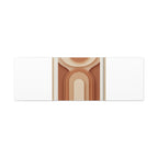 Terracotta Arch Abstract Canvas | Earthy Minimal Poster