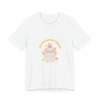 Cute Kawaii Bunny Tee — "Just Keep Moving Forward" Graphic T-Shirt