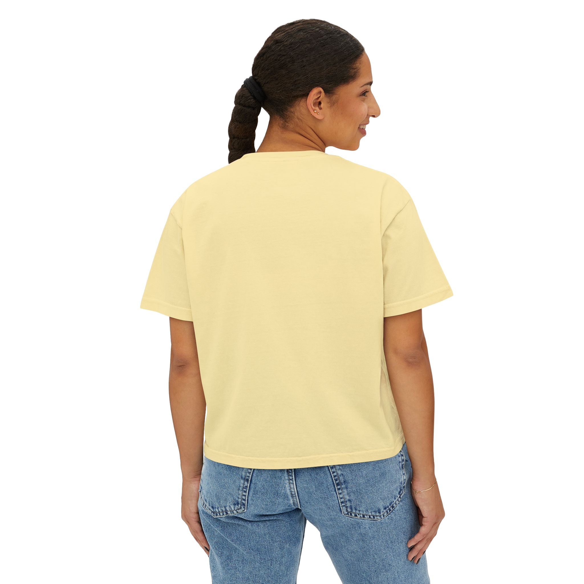 Summer Is Calling Women's Boxy Tee — Retro Palm Beach Vacation Tee