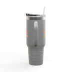 Insulated Travel Mug — "Manifest It" 40oz Tumbler with Lid & Straw