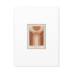 Terracotta Arch Abstract Canvas | Earthy Minimal Poster