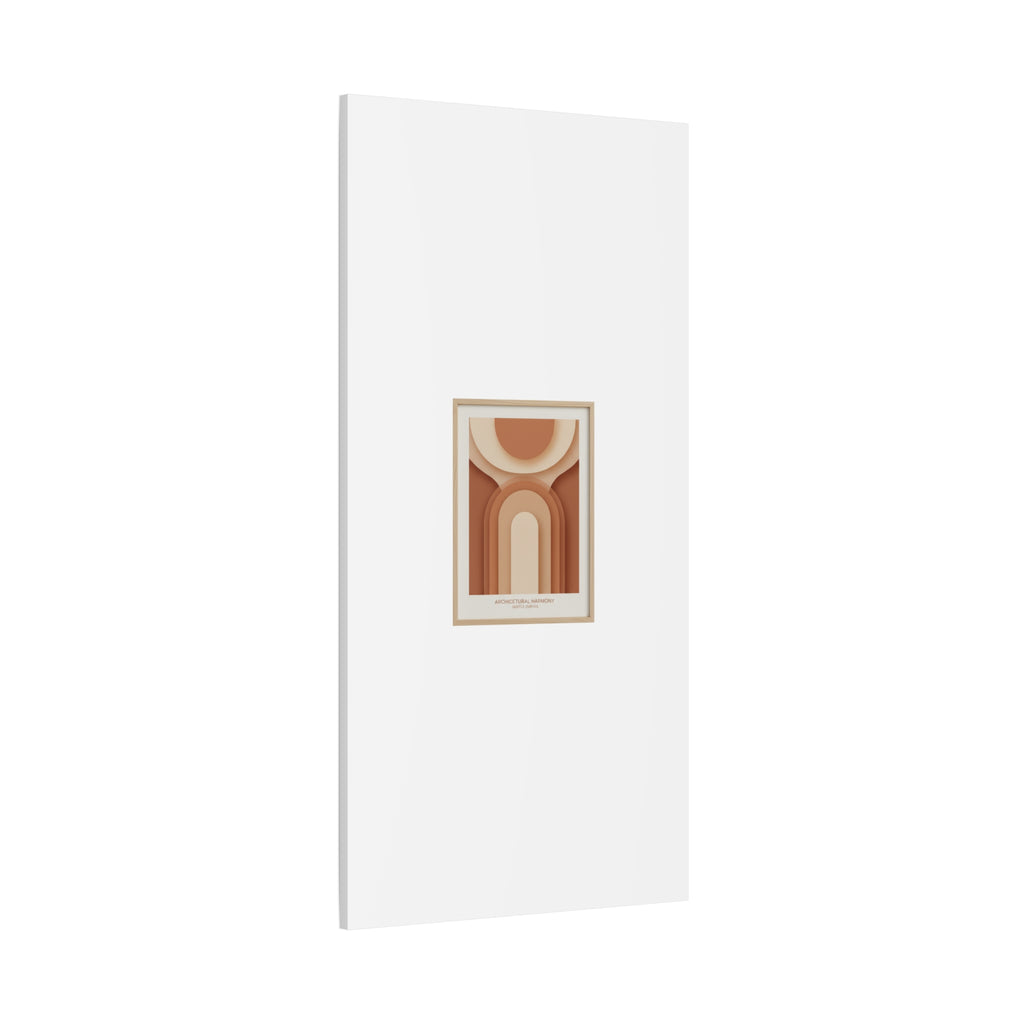 Terracotta Arch Abstract Canvas | Earthy Minimal Poster
