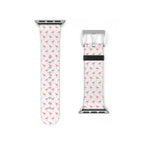 Pink Flamingo Pattern Watch Band — Cute Tropical Apple Watch Strap