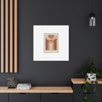 Terracotta Arch Abstract Canvas | Earthy Minimal Poster