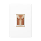 Terracotta Arch Abstract Canvas | Earthy Minimal Poster
