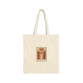 Terracotta Abstract Arch Tote | clay tone art, warm neutral shapes