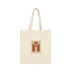 Terracotta Abstract Arch Tote | clay tone art, warm neutral shapes