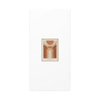 Terracotta Arch Abstract Canvas | Earthy Minimal Poster