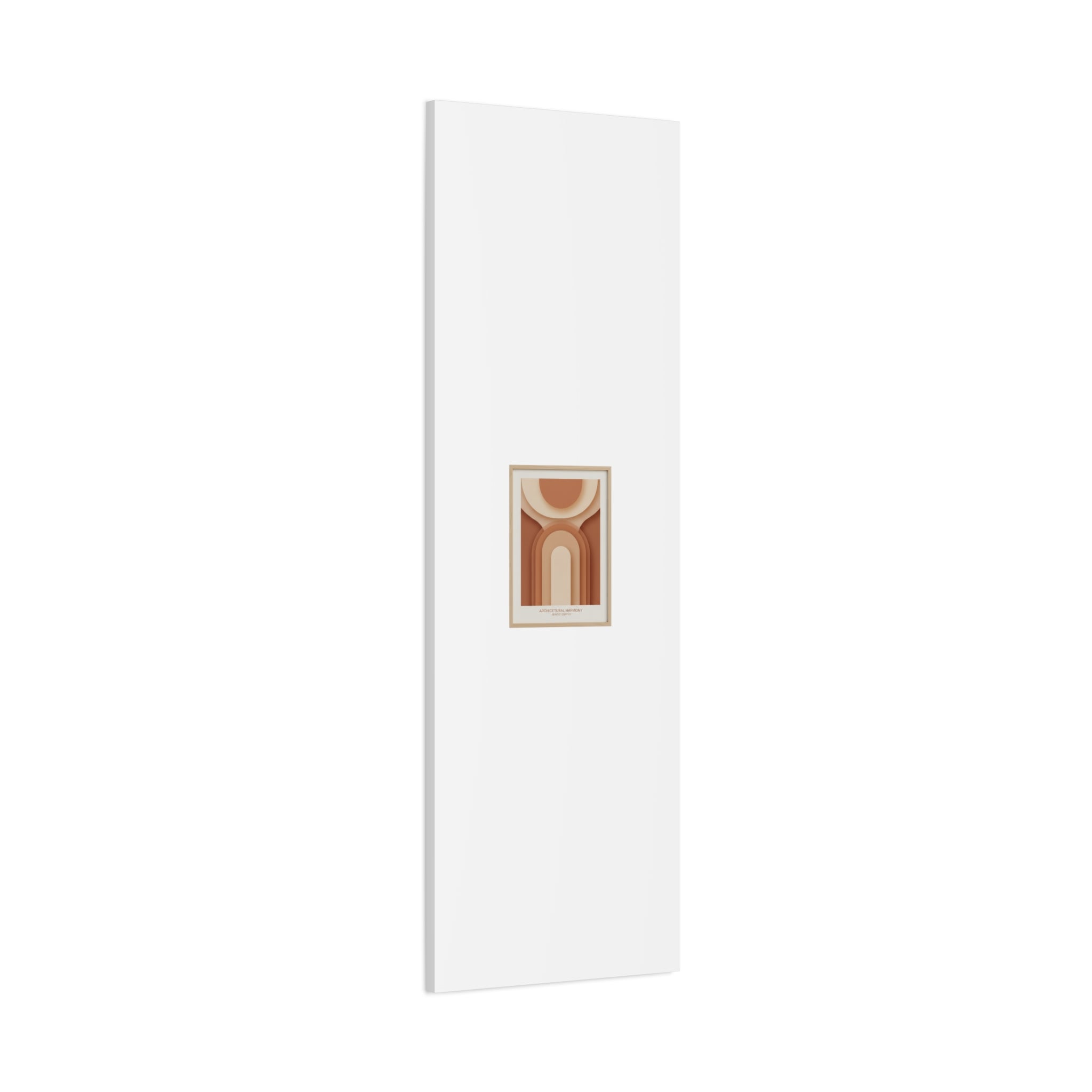 Terracotta Arch Abstract Canvas | Earthy Minimal Poster