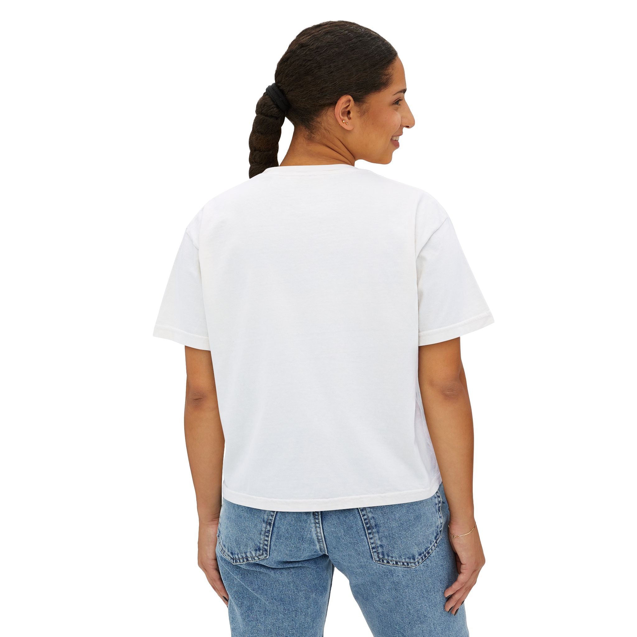 Summer Is Calling Women's Boxy Tee — Retro Palm Beach Vacation Tee