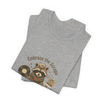Embrace the Scraps Raccoon Tee | Trash Panda, Scavenger Chic