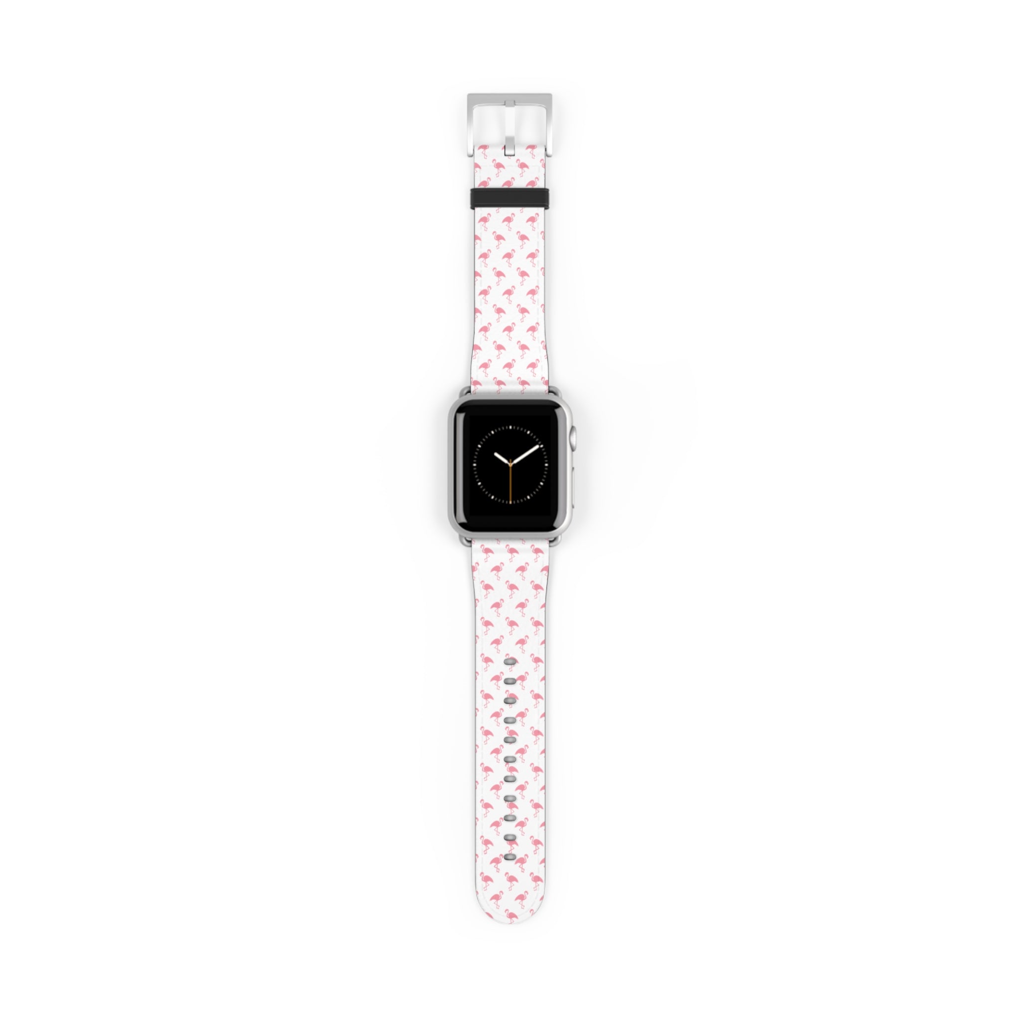 Pink Flamingo Pattern Watch Band — Cute Tropical Apple Watch Strap