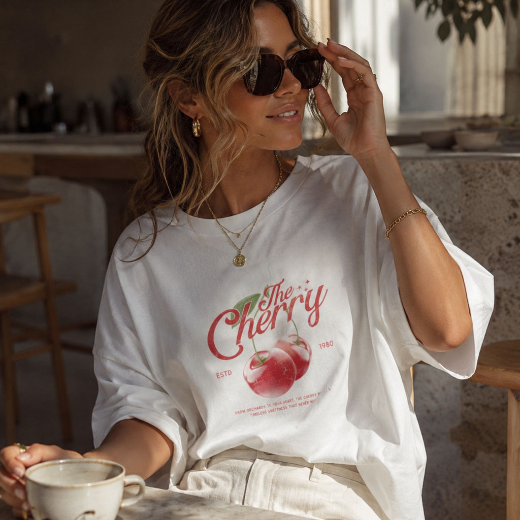 The Cherry Oversized Relaxed T-Shirt